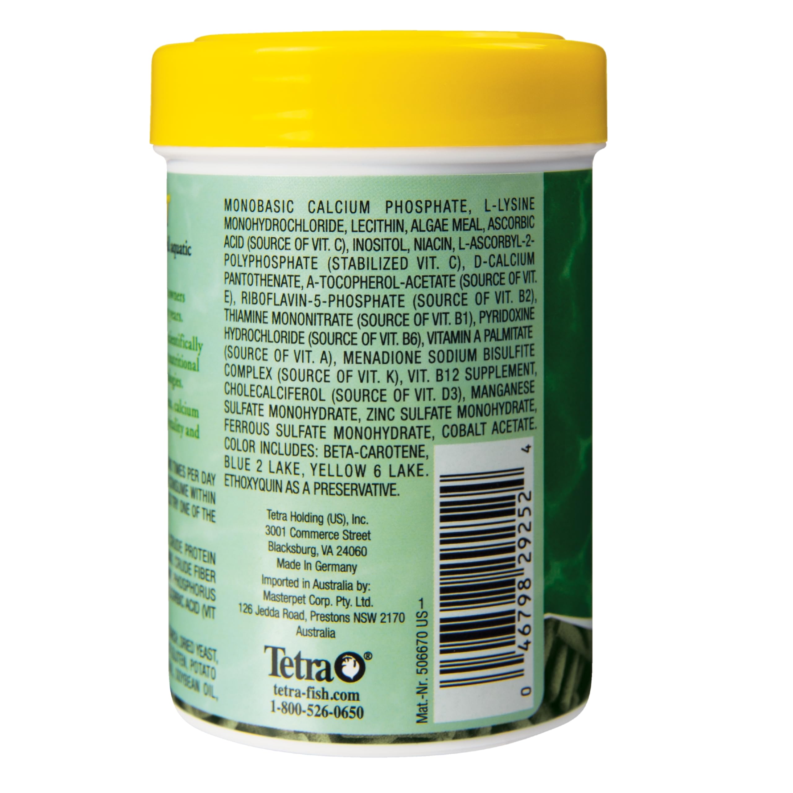 Tetra ReptoMin vitamines et calcium, soutien nutritionnel quotidien.