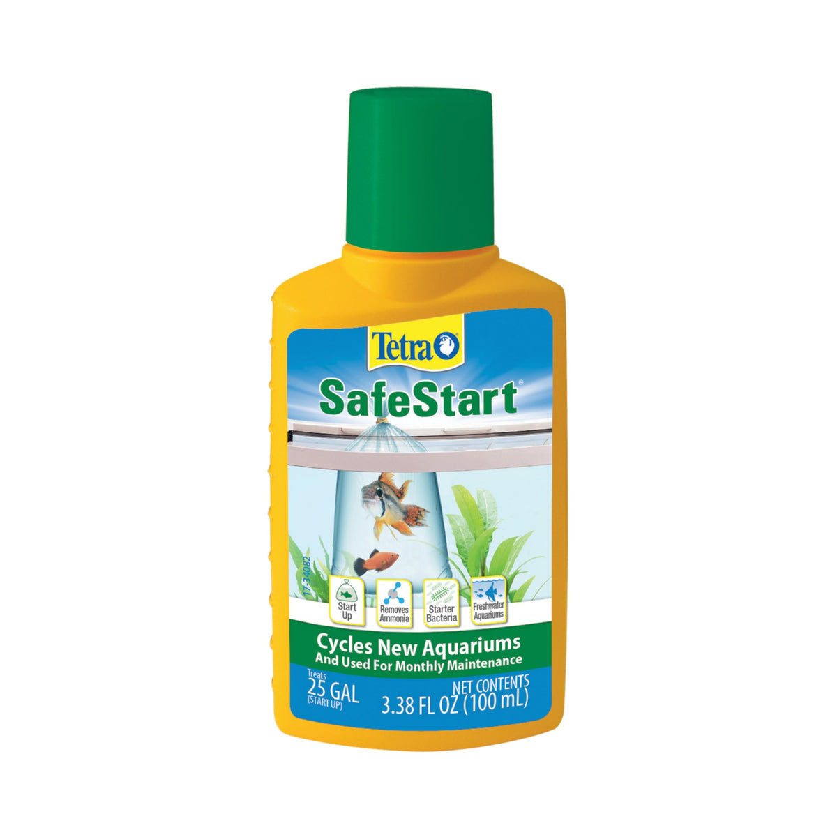 Tetra SafeStart: bouteille de dosage prête à l'emploi pour démarrage rapide d'aquarium.