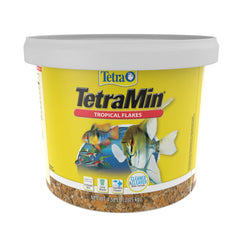 TetraMin Flocons Tropicaux: flocons digestibles pour poissons de surface et milieu moyen.