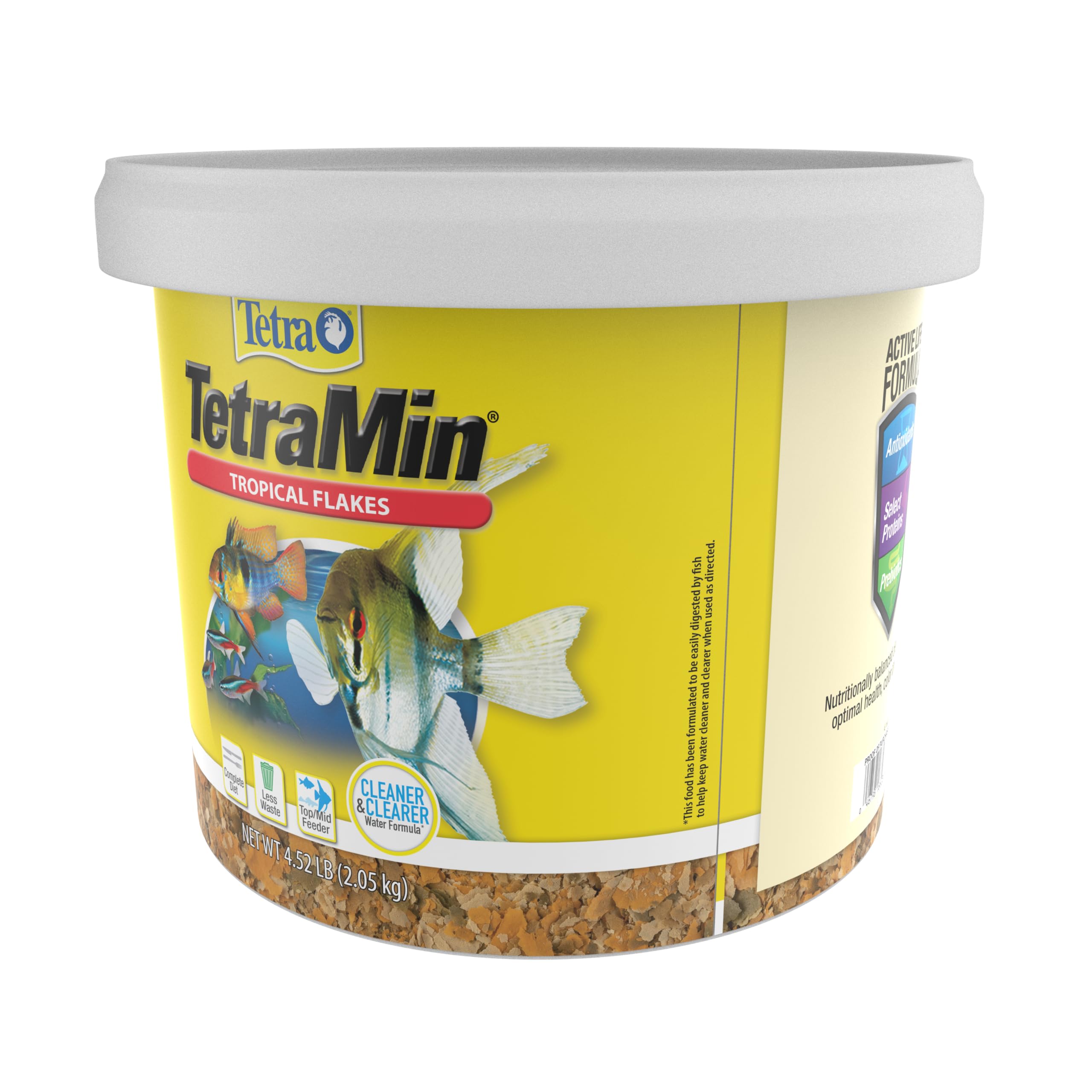 TetraMin Moins de Déchets: portions adaptées pour réduire les résidus.