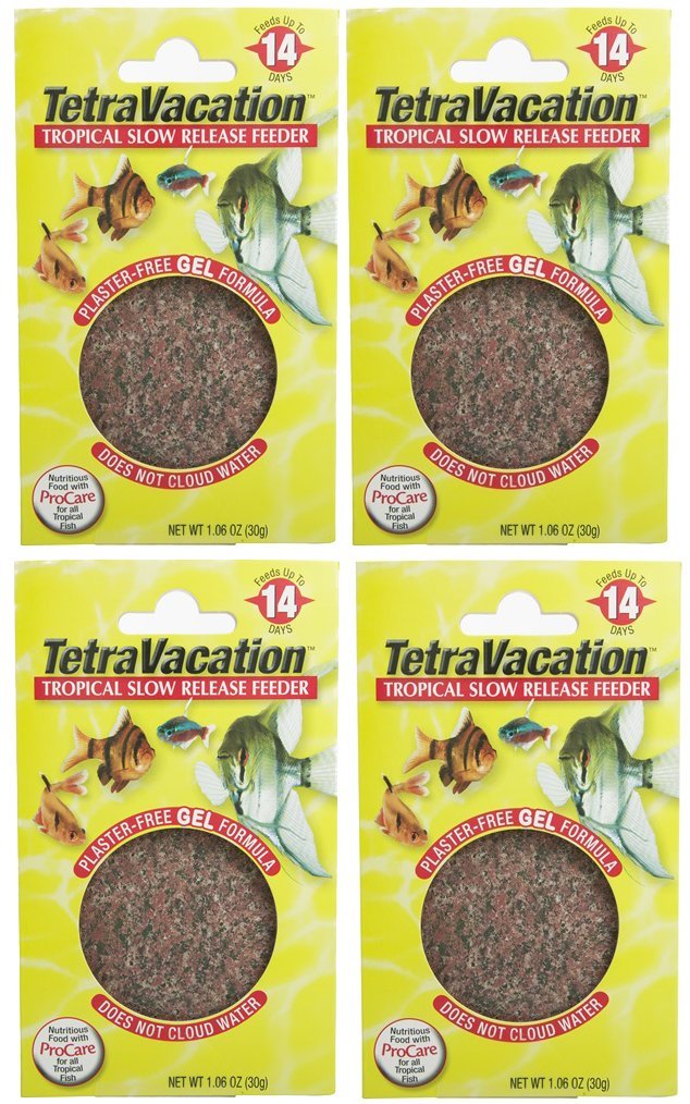 Tetra Vacation, distributeur alimentaire 14 jours pour poissons tropicaux, pratique en vacances.