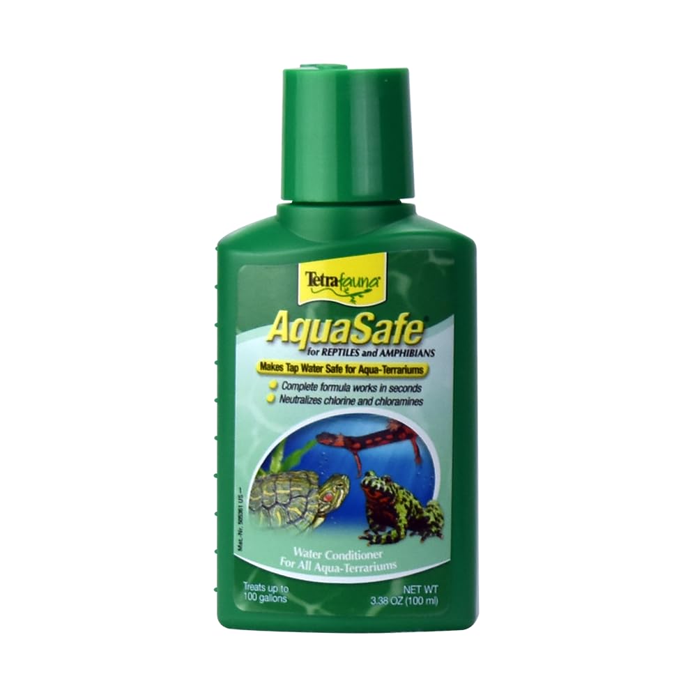 TetraFauna AquaSafe pour aqua-terarium, eau prête pour reptiles et amphibiens.