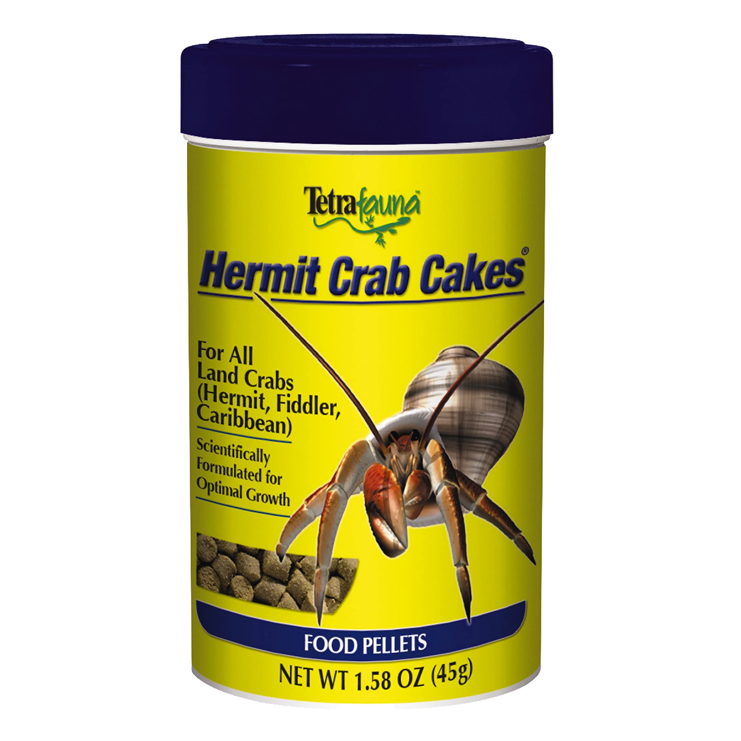 TetraFauna Galettes pour Crabes Terrestres – emballage visible et prêt à nourrir.