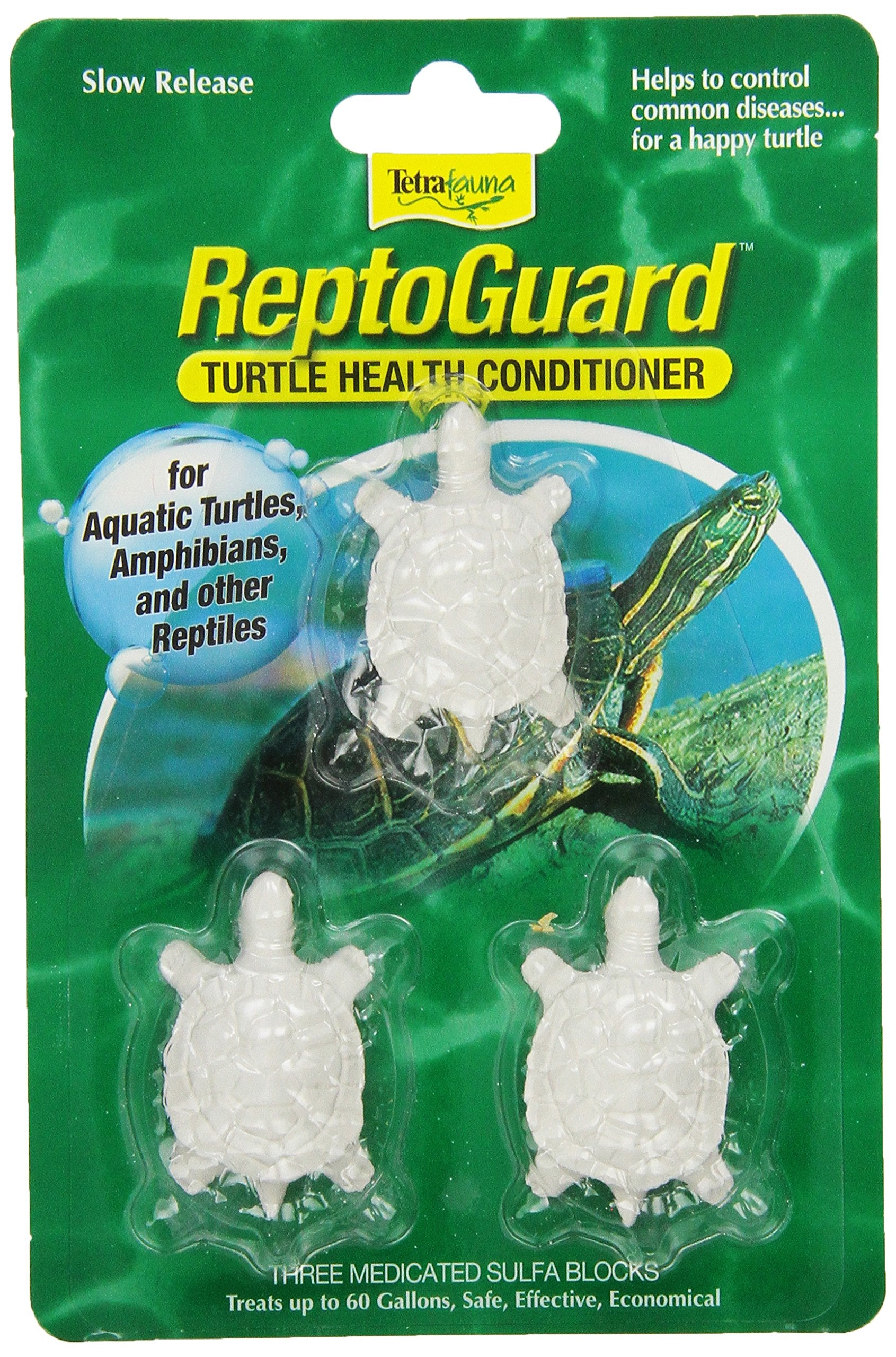 TetraFauna ReptoGuard bloc-santé-tortue visible, soutient un environnement aquatique sain.