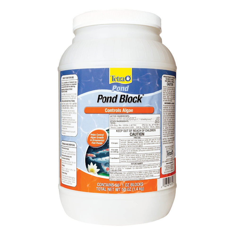 Bloc TetraPond application bassin: dose simple pour l’entretien régulier.