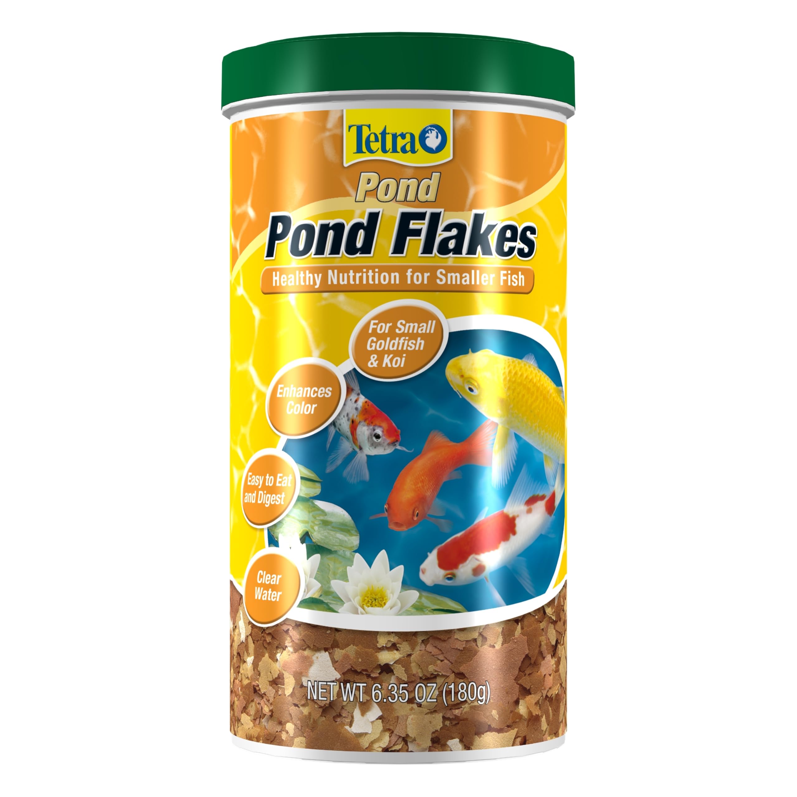 TetraPond Flocons: flocons-petits-poissons, alimentation facile et digestion rapide.
