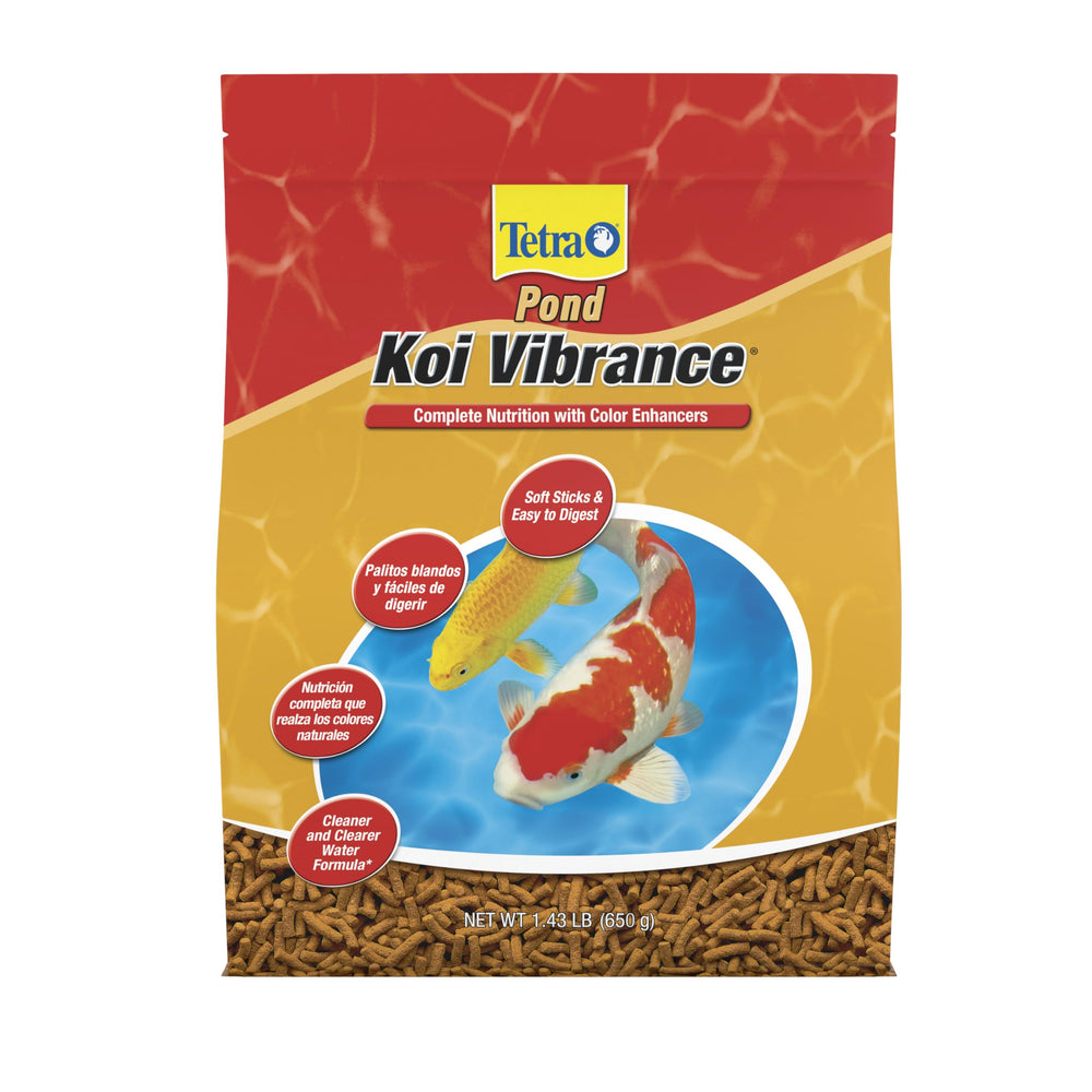 TetraPond Koi Vibrance: alimentation flottante douce pour koi et énergie.