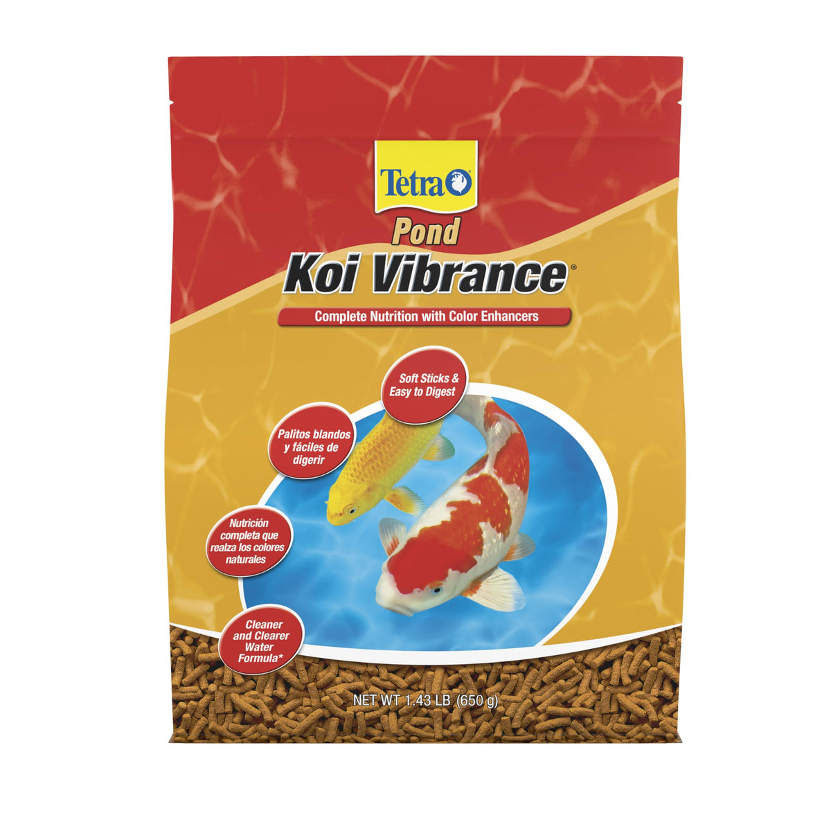 TetraPond Koi Vibrance: alimentation flottante douce pour koi et énergie.