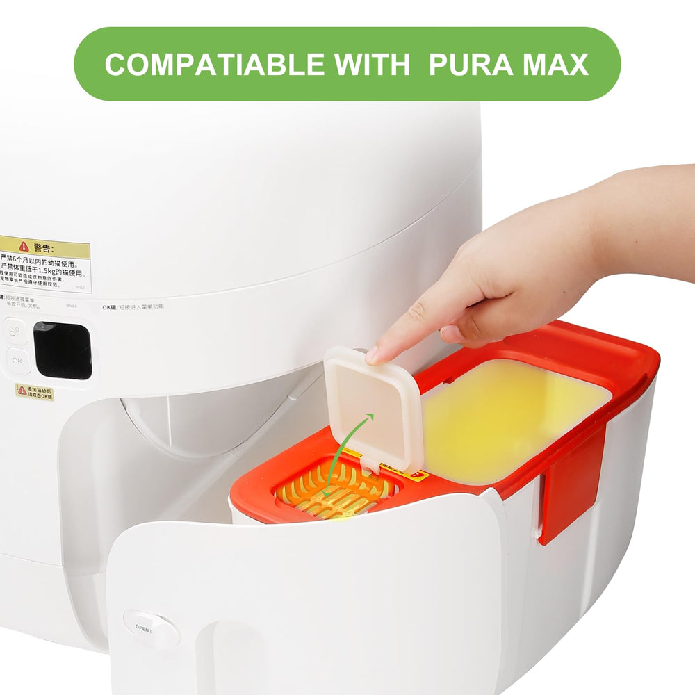 Tettie N50, insertion facile, remplacement rapide pour litière automatique PURAMAX.