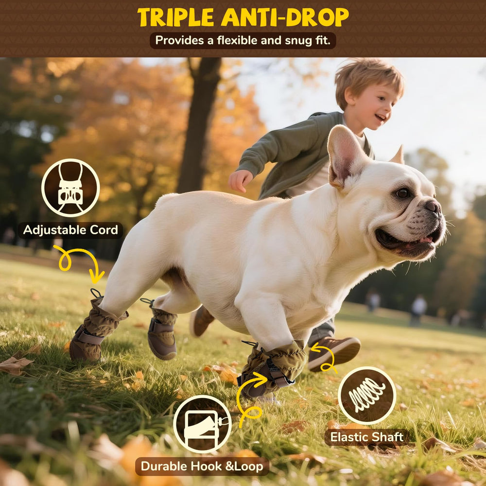 TEWIWAP bottes pour chien, intérieur maillage respirant pour chaleur légère.