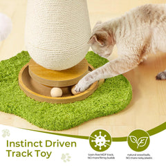 TEWIWAP Sisal Durable – poteau résistant sans peluchage pour sessions prolongées.