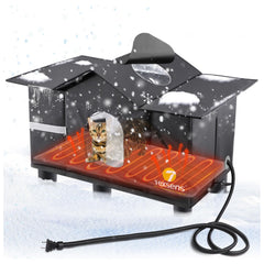Texsens maison chat extérieure imperméable offre refuge sûr et sec pour chats dehors