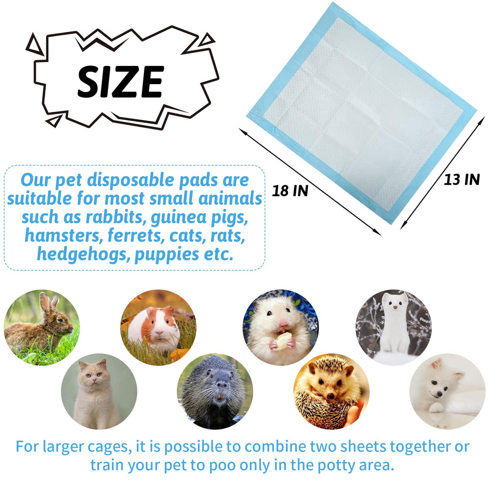 Absorption rapide Tfwadmx pour petits animaux, cage plus sèche.