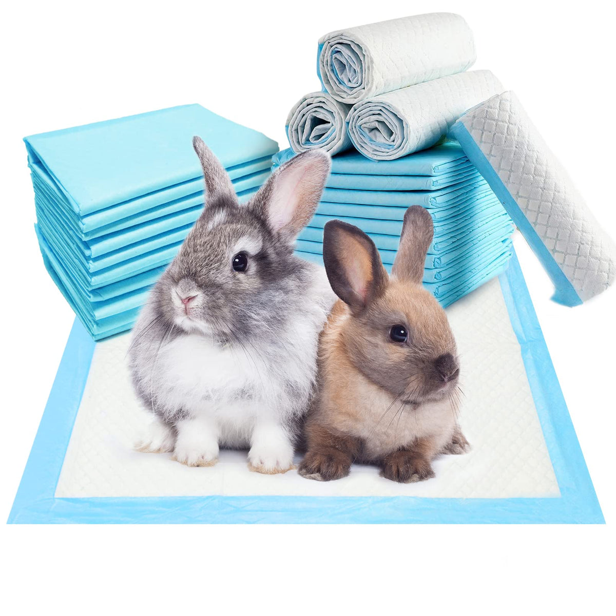 Tfwadmx couches absorbantes pour petits animaux, solution durable et propre.