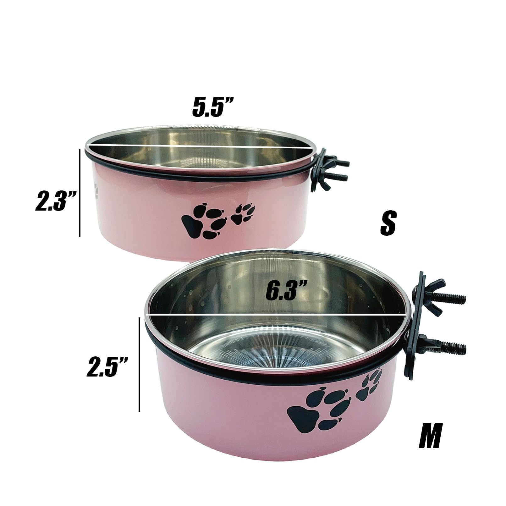 Tfwadmx ensemble de bols pour cages, compatibles avec plusieurs tailles