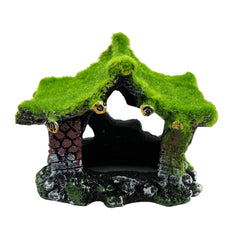 Tfwadmx maison-cachette-resine-aquarium offre refuge décoratif et sûr.