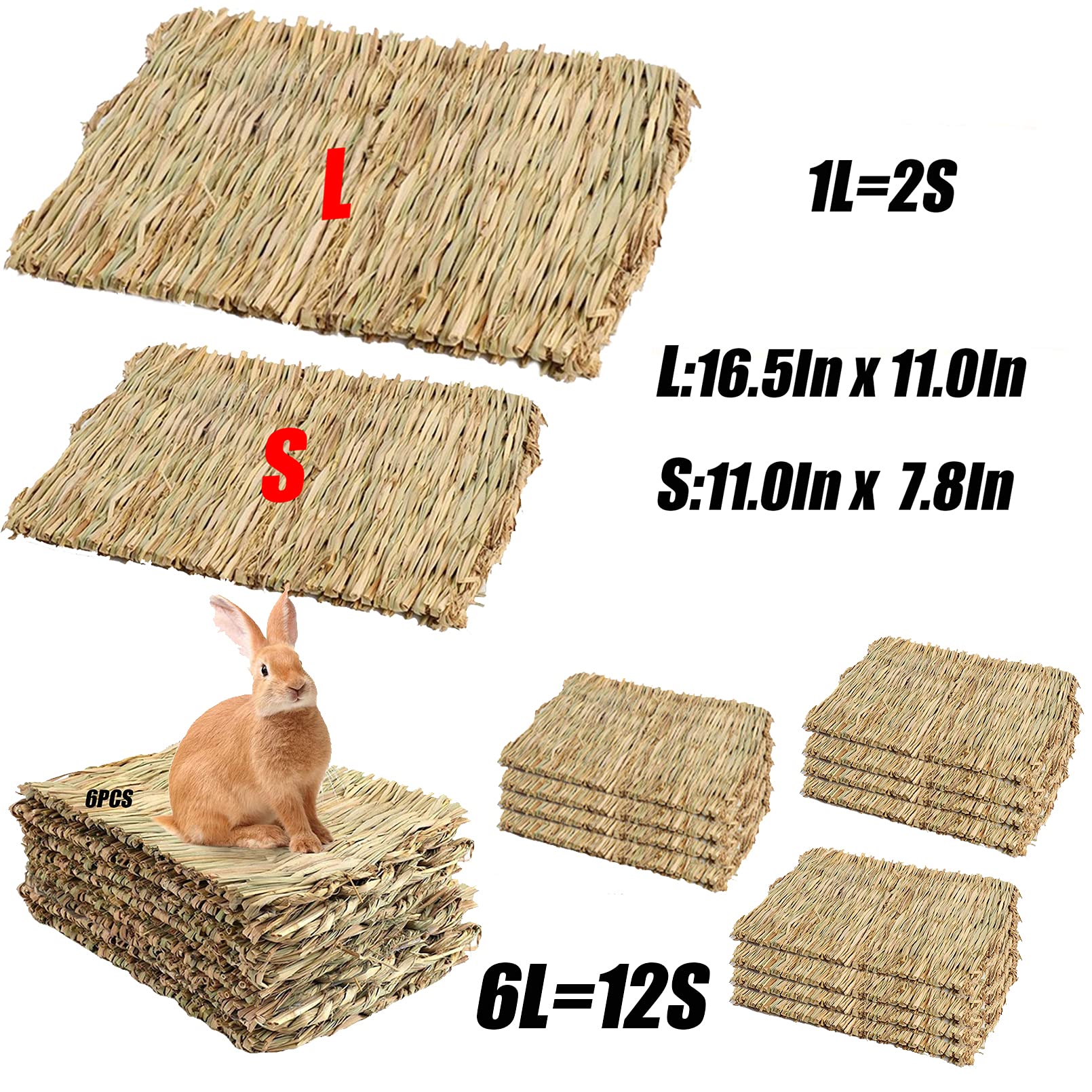 Tfwadmx mats dodo animaux 16x11: espace de repos confortable pour petits animaux.