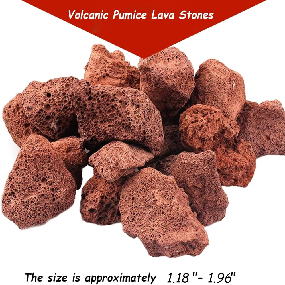 Tfwadmx ensemble de 10 pierres volcaniques, pack durable pour décoration et filtration aquatique