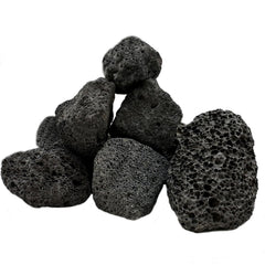 Tfwadmx pierres-lave-noires pour aquarium, décoration naturelle et durable.