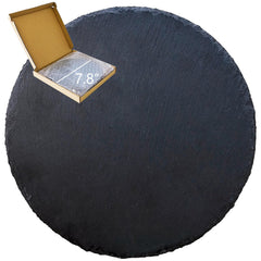 Tfwadmx plaque roche terreste 7-8 pouces, surface naturelle idéale pour le repos.
