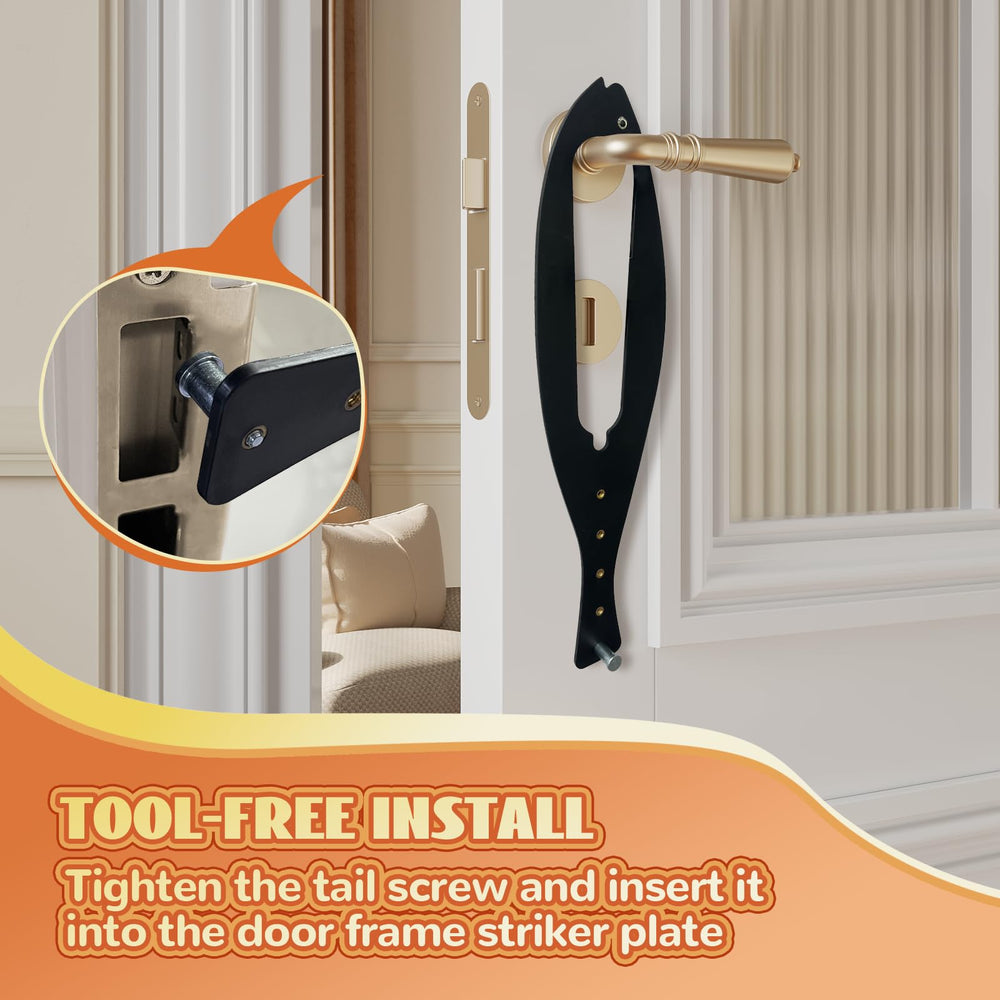 TGIOW ouverture-une-main: actionner facilement la porte depuis l'intérieur et l'extérieur.