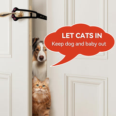 TGIOW loquet porte chat reglages 2-2 a 5 pouces pour chats.