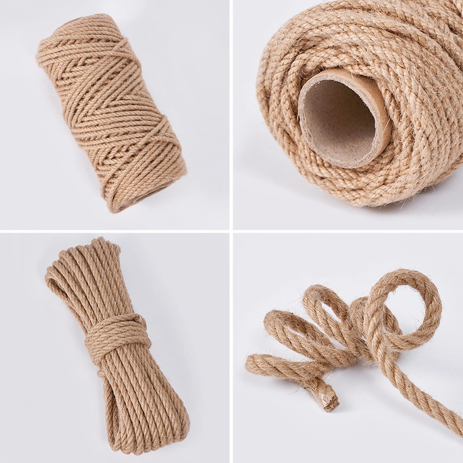THAMIAO corde naturelle adaptée au bricolage d'accessoires pour chat.