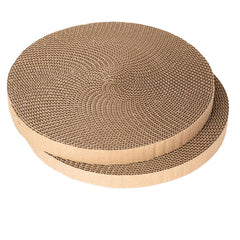 THAMIAO grattoir chat rond 10 pouces — face avant, surface durable pour griffes.