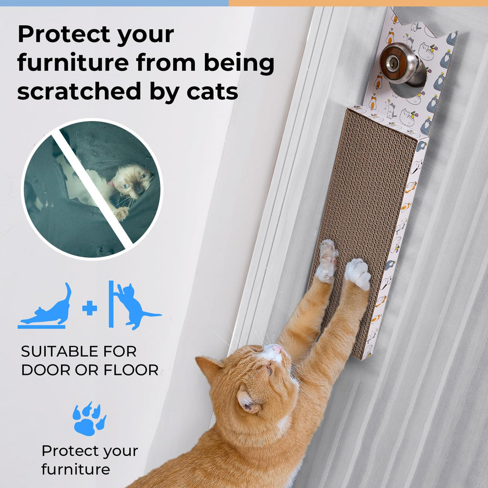 THAMIAO grattoir écorce naturelle, texture réaliste qui satisfait l'instinct de griffage.