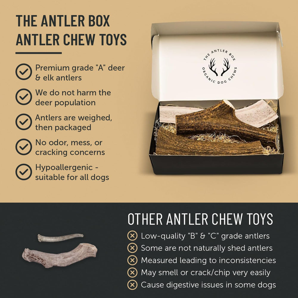 The Antler Box propose une garantie satisfait ou remboursé.