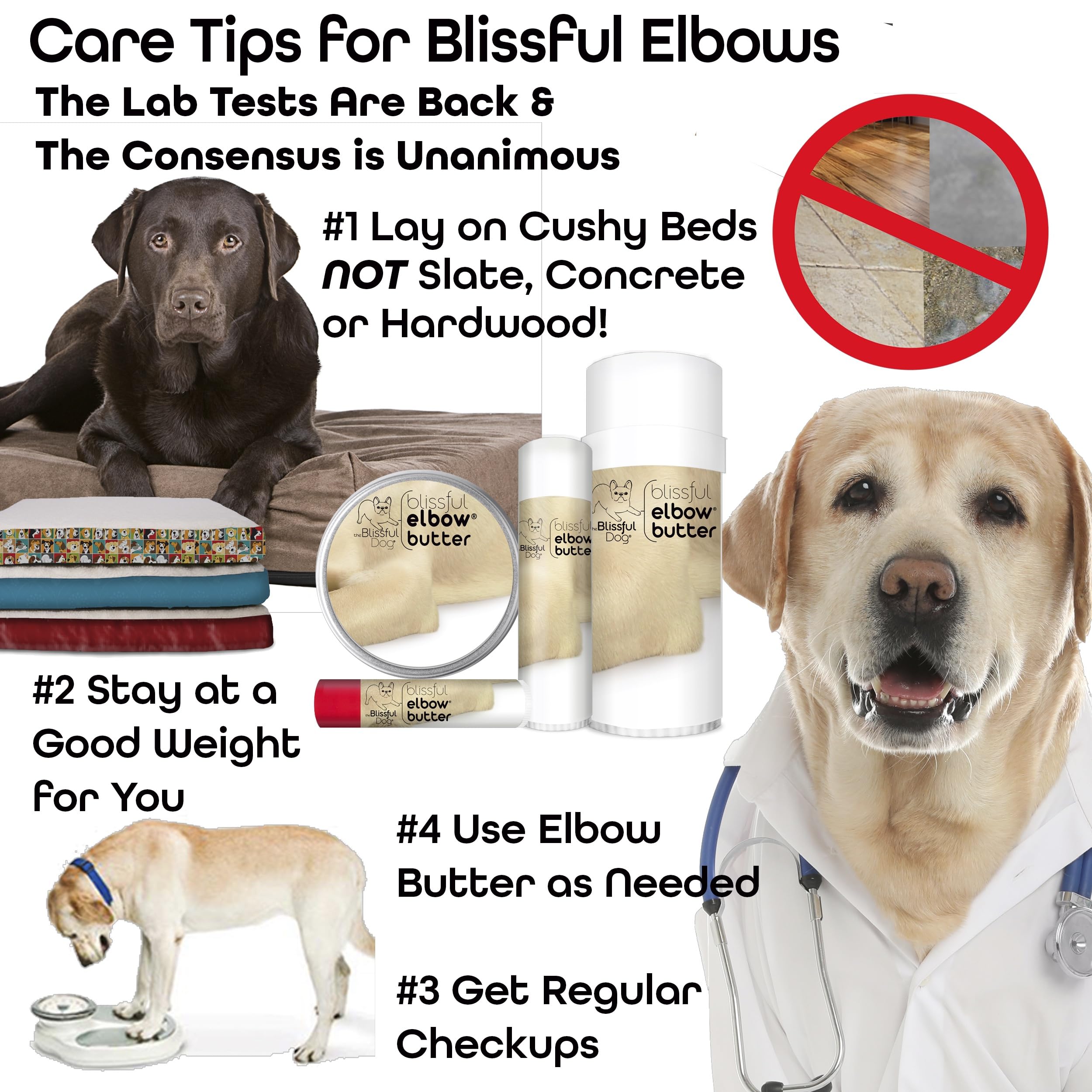 The Blissful Dog baume-coude-ingredients-naturels : ingrédients naturels nourrissants pour la peau.