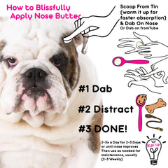 The Blissful Dog hydratation-immédiate: texture onctueuse qui apaise rapidement le nez