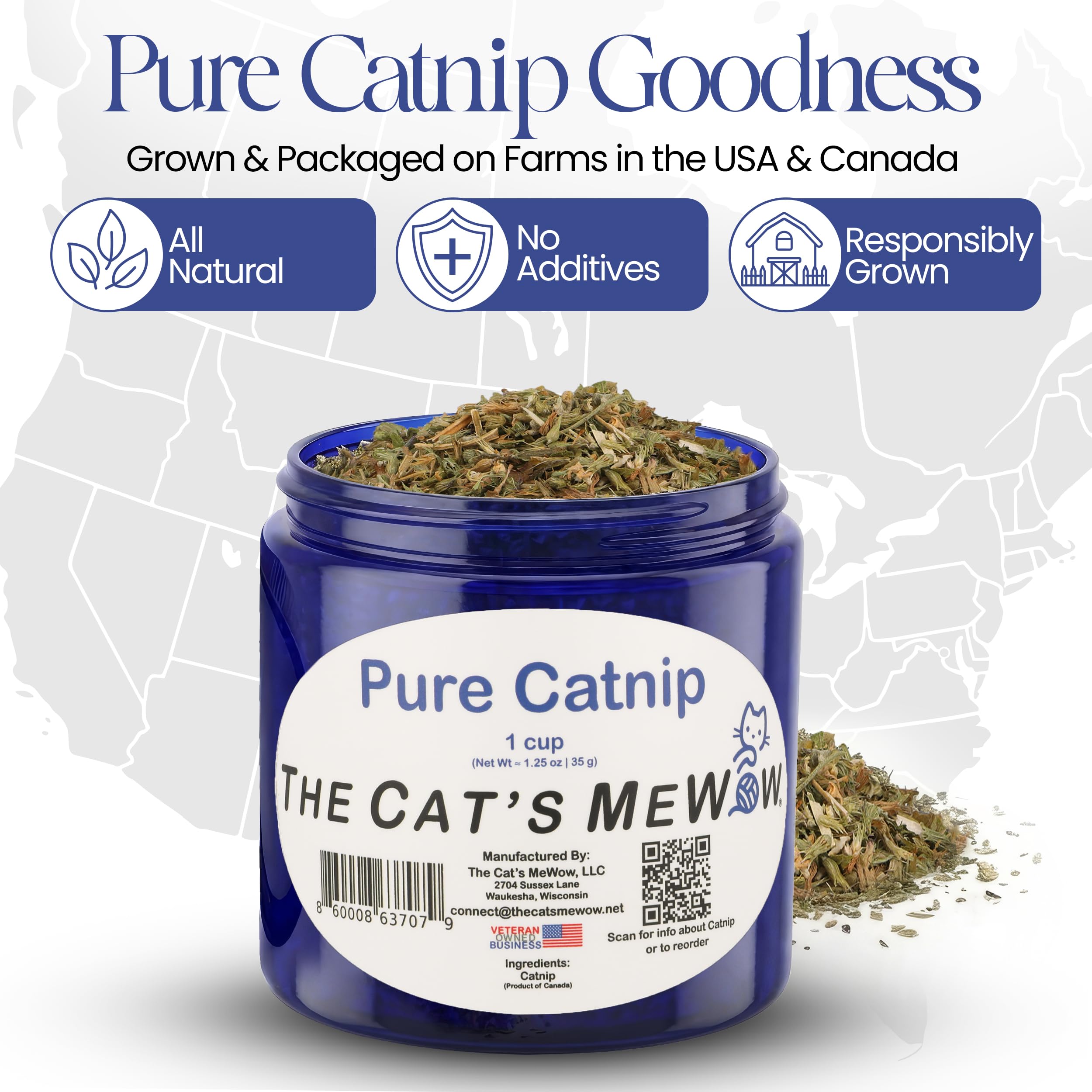The Cat's MeWow utilisation facile sur jouets et griffades pour l'enrichissement.