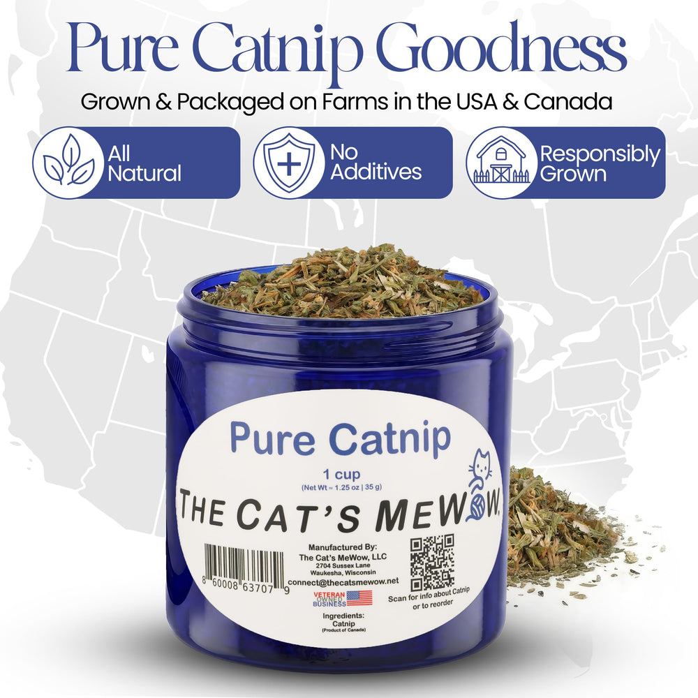 The Cat's MeWow utilisation facile sur jouets et griffades pour l'enrichissement.