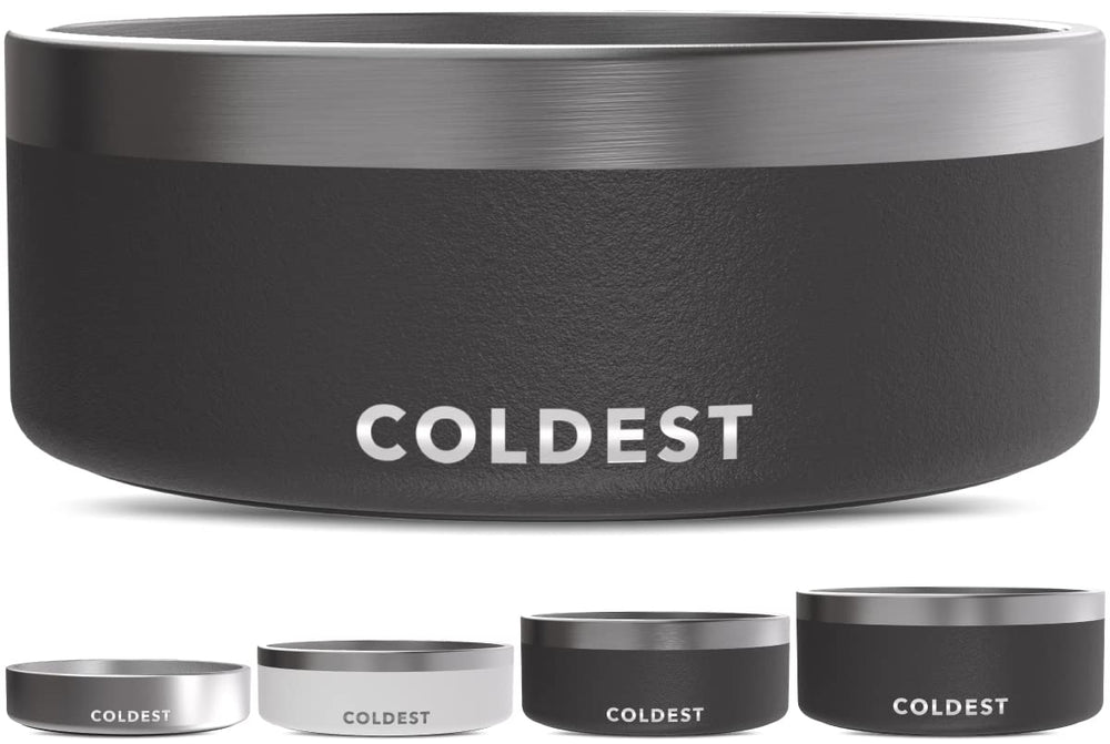 Bol The Coldest Water pour chien et chat avec isolation triple-paroi maintient l’eau froide