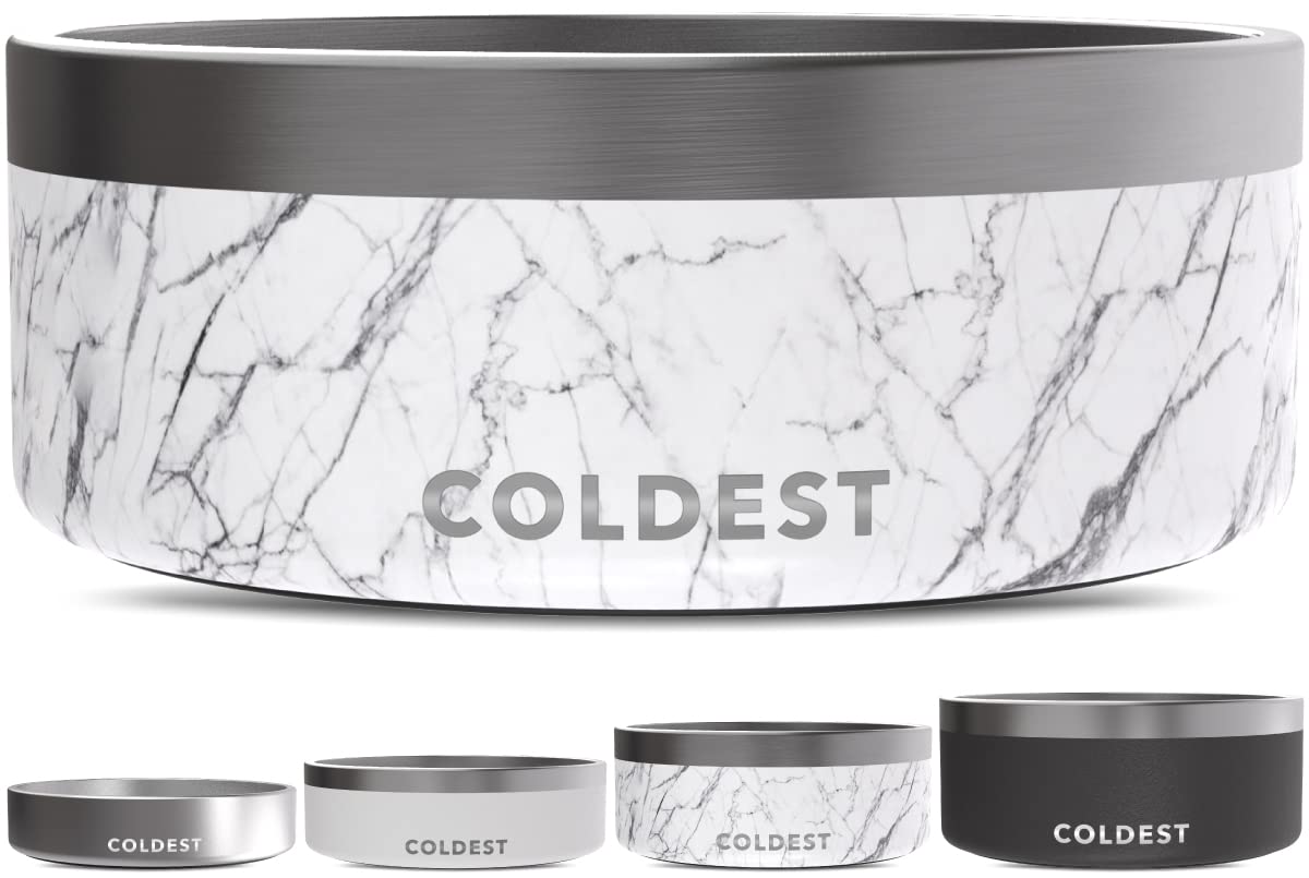 Bol The Coldest Water anti-rouille pour chien, durable et sûr.