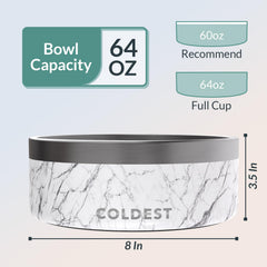 Bol The Coldest Water lavable au lave-vaisselle, entretien rapide.