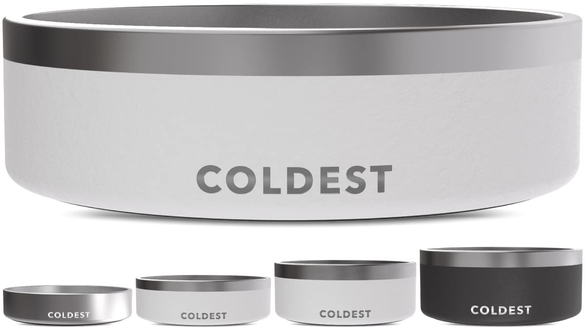 The Coldest Water gamelle anti-rouille en acier inoxydable pour chiens, durabilité et sécurité