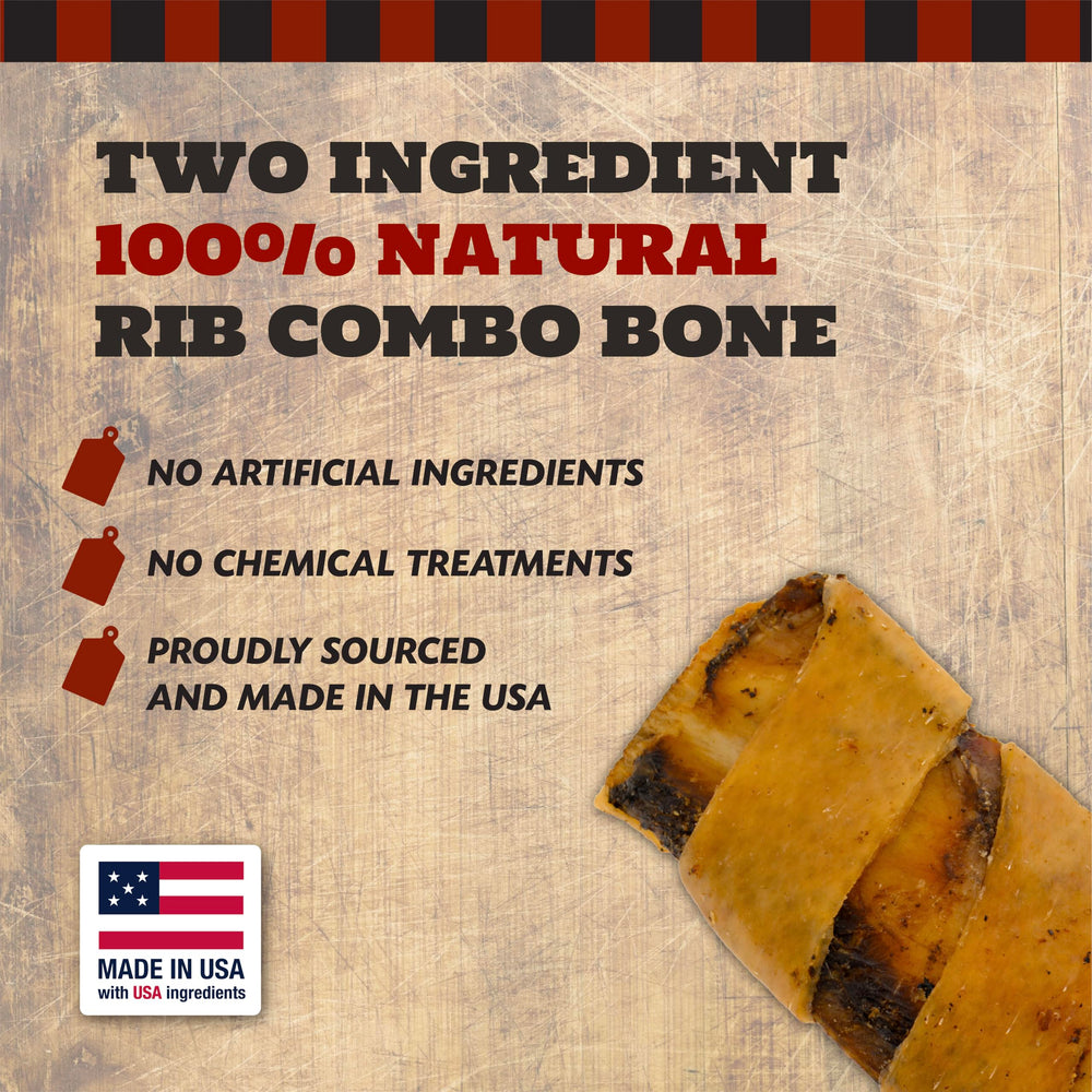 THE COUNTRY BUTCHER Rib Combo en action: chien mordant pour divertissement sûr.
