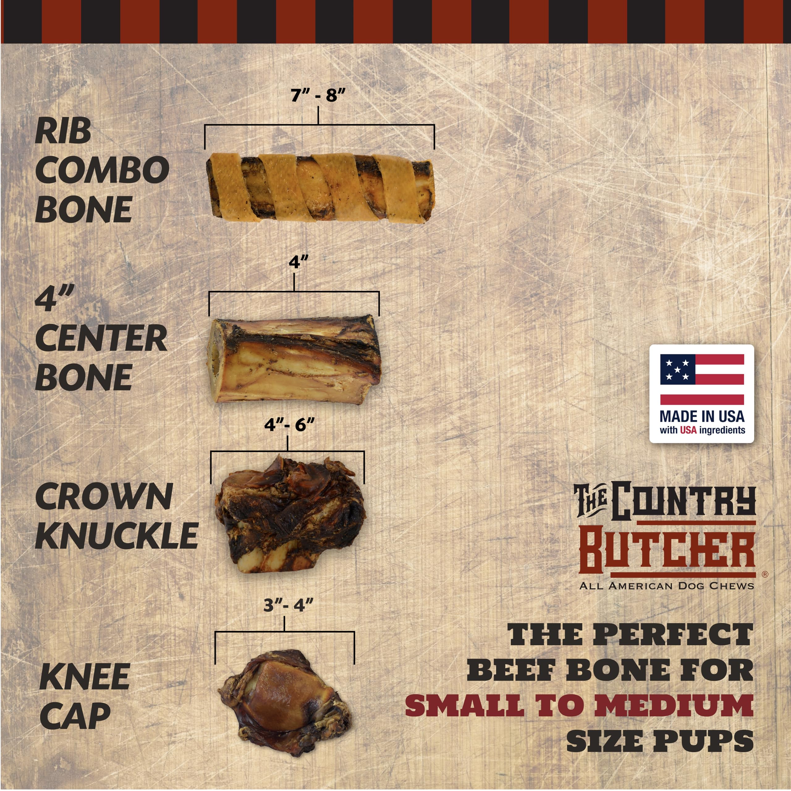 THE COUNTRY BUTCHER Rib Combo référence qualité et ingrédients naturels.