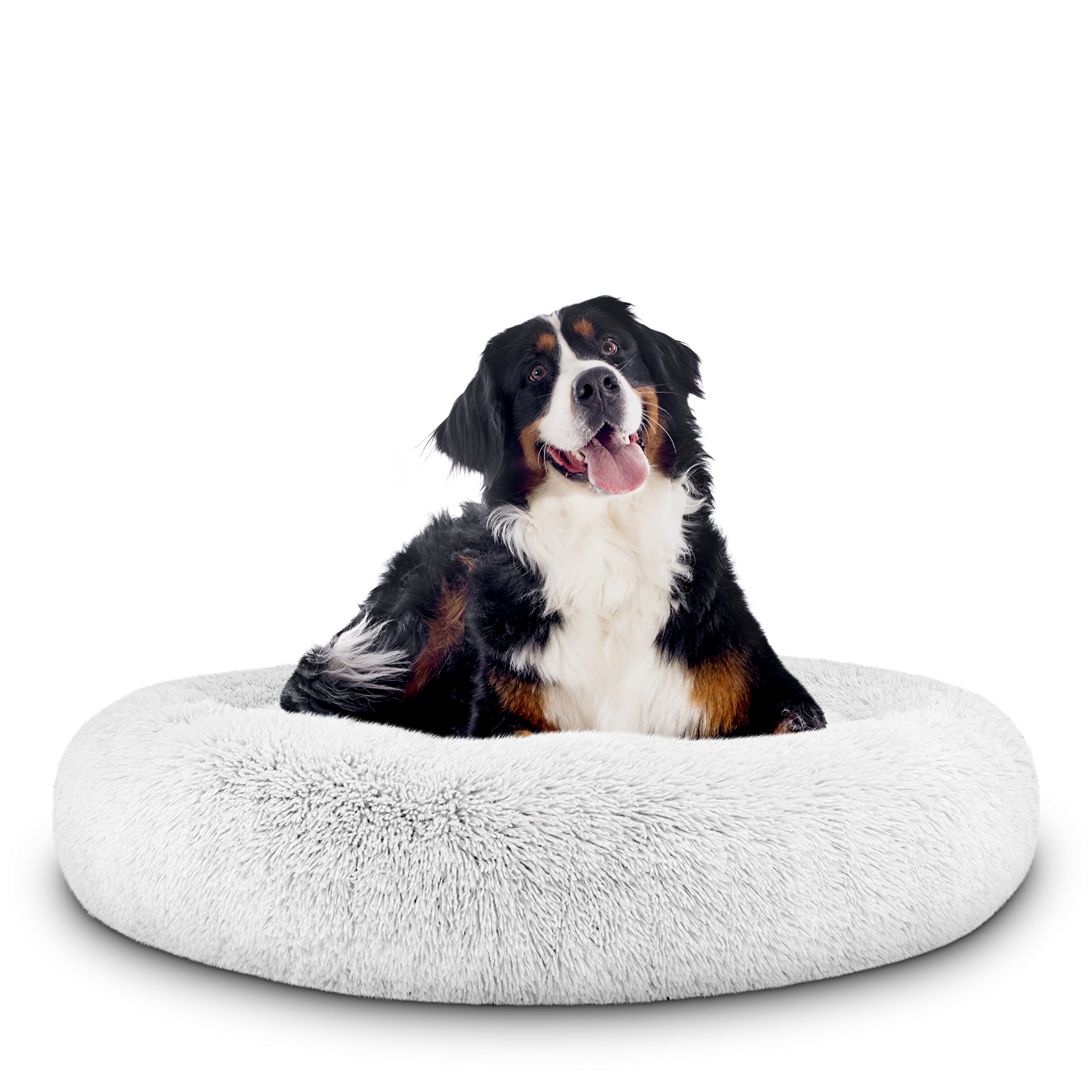 The Dog’s Balls Donut Bed — face-avant, repos confortable pour chien.
