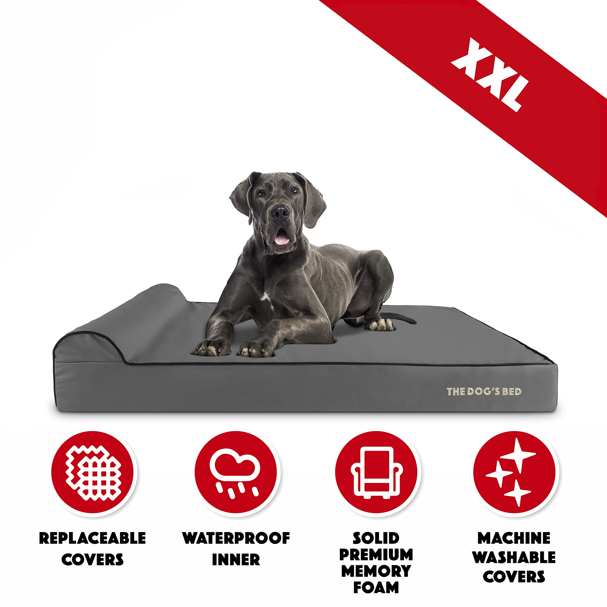 Housse amovible The Dog’s Balls, lavage facile et pratique.