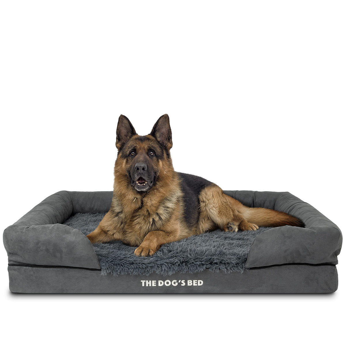 Lit orthopédique The Dog's Balls en mousse à mémoire pour grand chien, soutien durable.