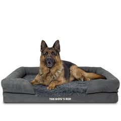 Lit orthopédique The Dog's Balls en mousse à mémoire pour grand chien, soutien durable.