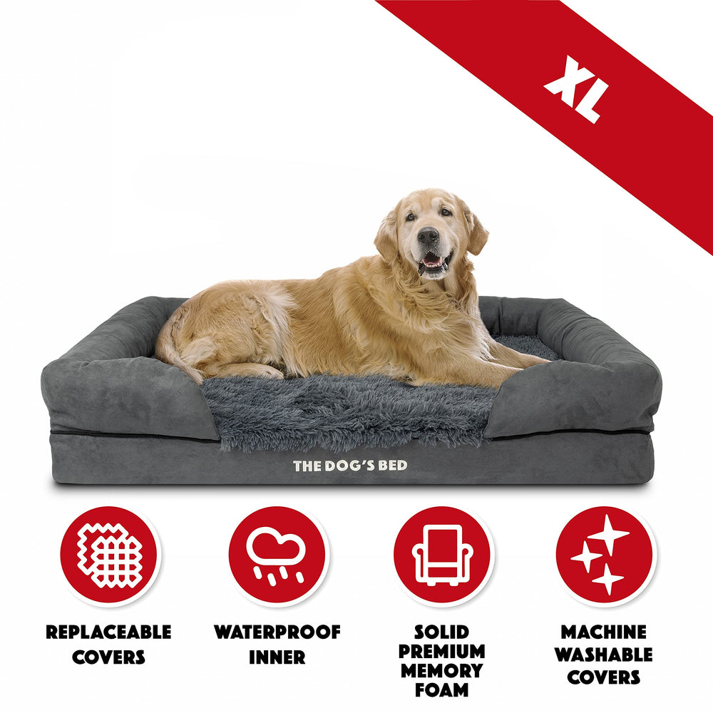 Mousse mémoire The Dog's Balls offre confort et soutien absorbant les mouvements.