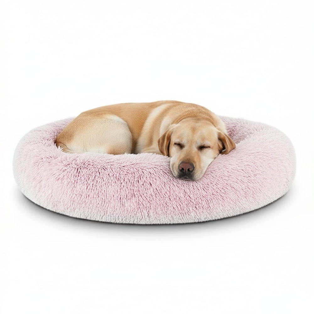 The Dog's Balls nid-donut-peluche-rose concentre le câlin parfait pour se blottir.