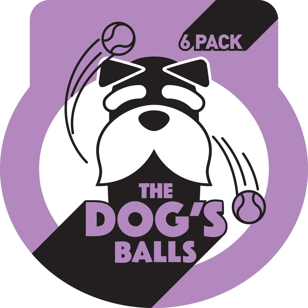 The Dog's Balls: pack pratique pour petits chiens, violet et portable.