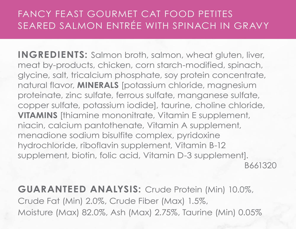 The Drayce Place Fancy Feast pâte au saumon océan, portion individuelle pratique.
