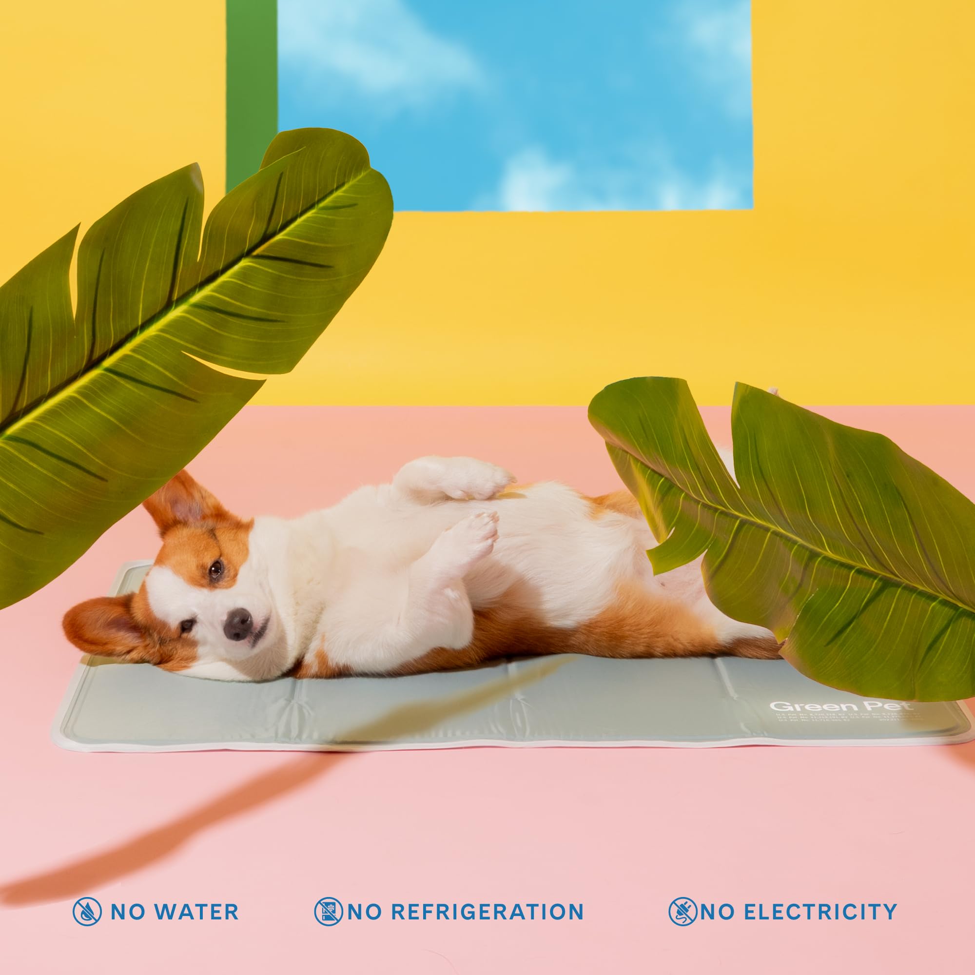 The Green Pet Shop Cool Pet Pad – transport léger pour voyages.