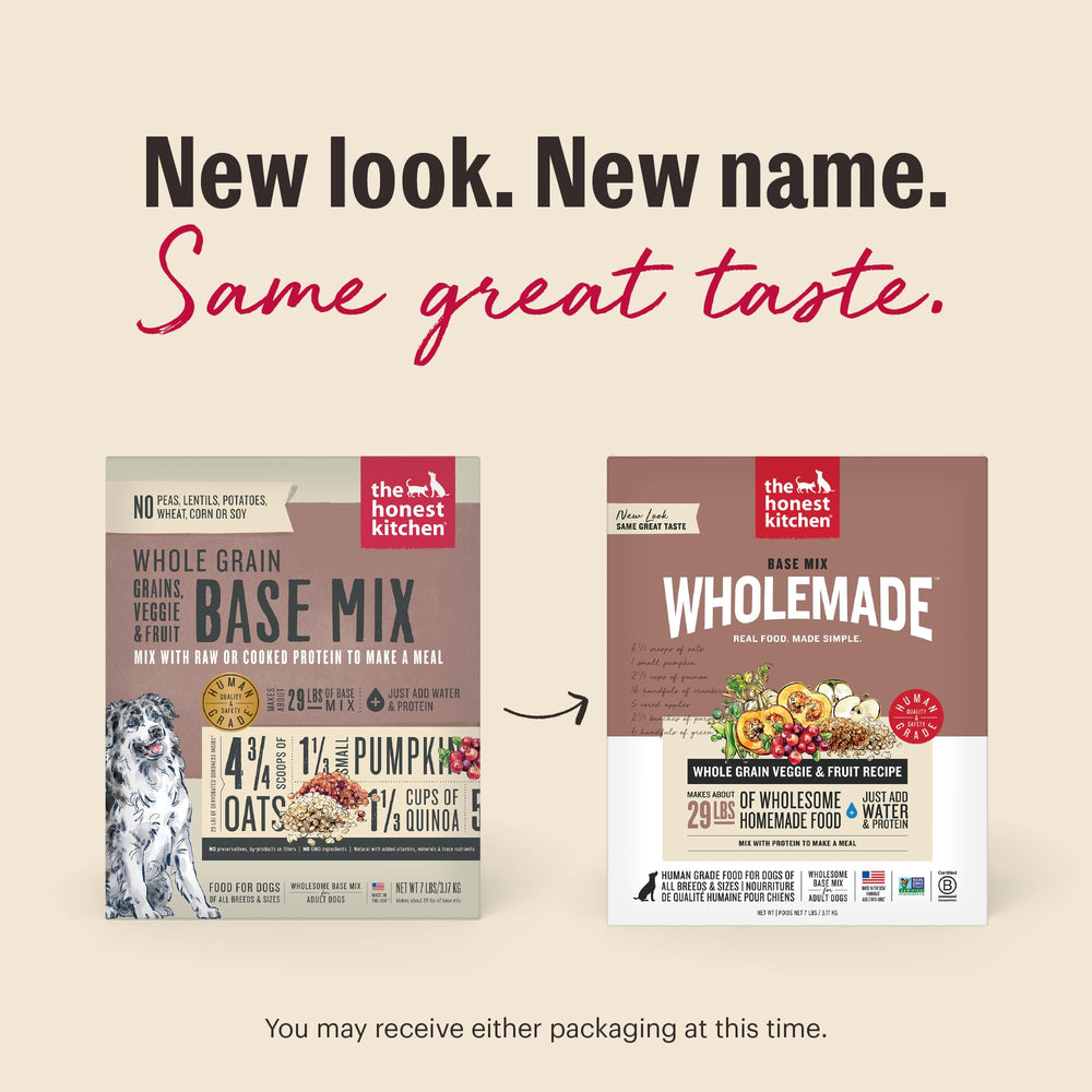 Base mix céréales entières et fruits légumes pour variété nutritionnelle